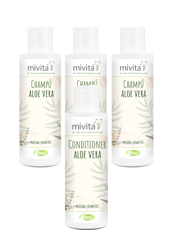 3 x Shampoo + 1 Conditioner gratis!